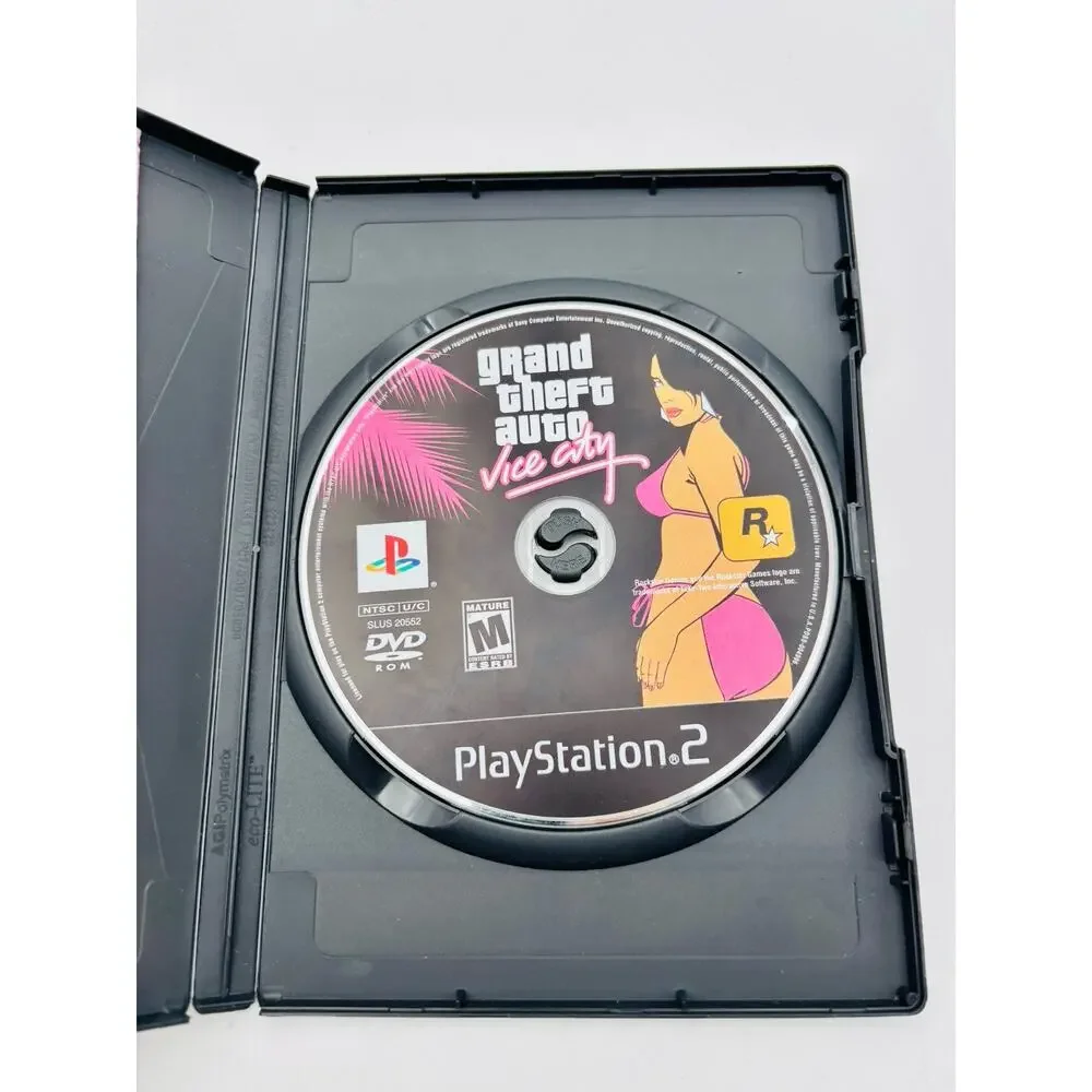 Grand Theft Auto Vice City PlayStation 2 Very Good Condition Disc And Manual